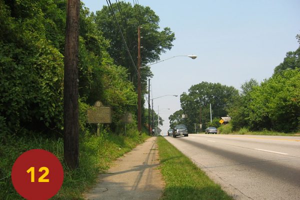 STOP 12: "Fuller's Brigade Shifts on Mercer's Division (Memorial Drive near Walker Park)" [2004]